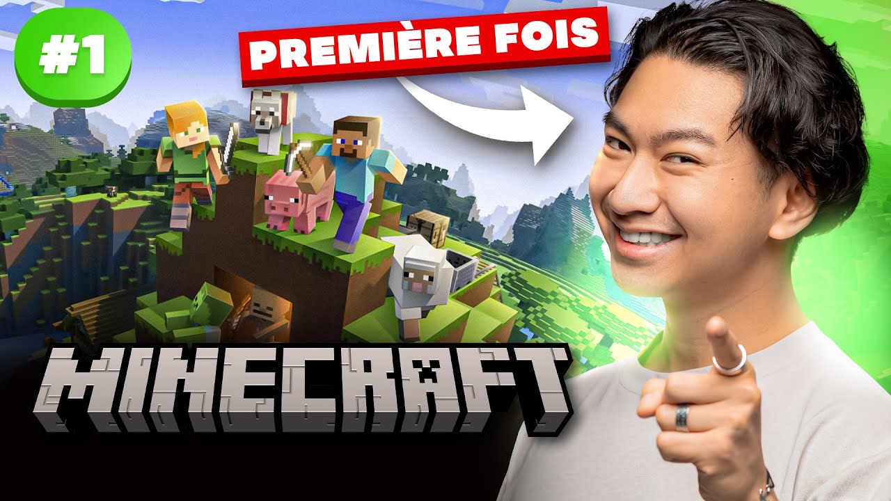 JE JOUE À MINECRAFT POUR LA PREMIÈRE FOIS DE MA VIE ! #1