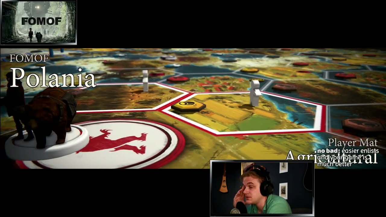 Polania Agricultural | No Objective | Ranked | Scythe Board Game 6/6/22