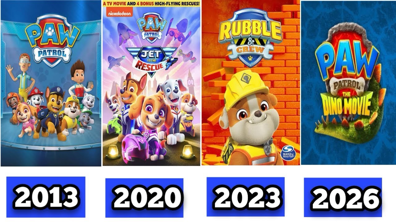 ALL PAW PATROL MOVIES (2013-2026)