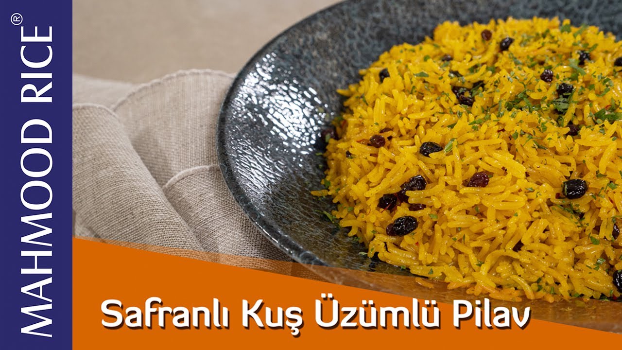 Safranlı Kuş Üzümlü Pilav - Mahmood Rice