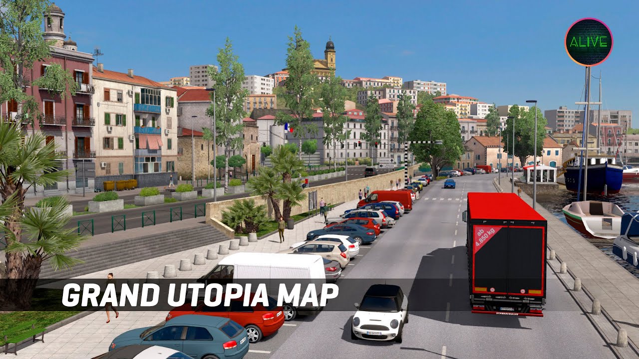 [ETS 2] ТАКОЙ ФРАНЦИИ ВЫ ЕЩЕ НЕ ВИДЕЛИ! GRAND UTOPIA MAP