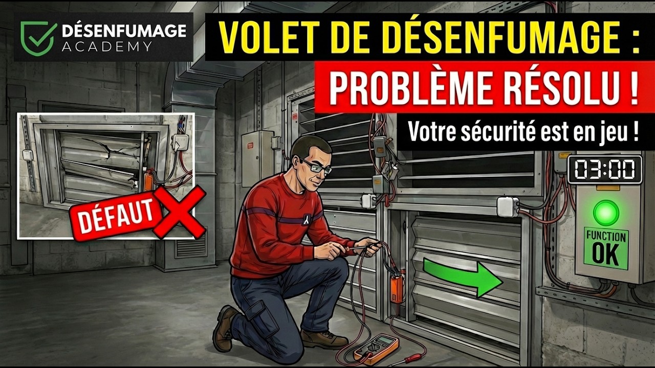 Registre Désenfumage : Dépannage Complet & Test Incendie Live
