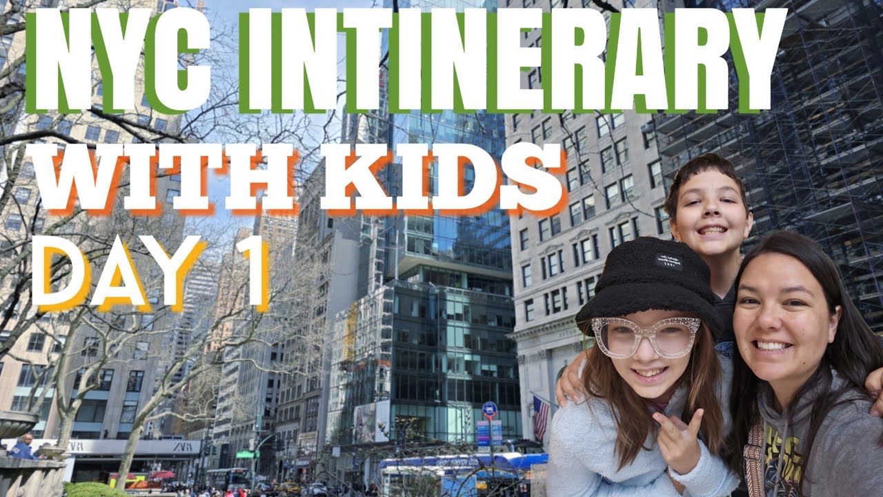 NYC Itinerary with Kids // Day 1 Vlog