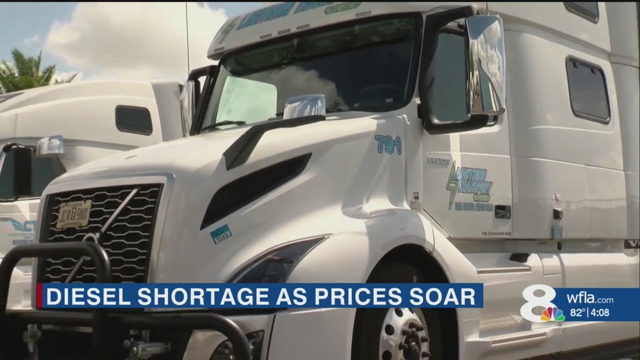 Diesel shortage as price per gallon soars