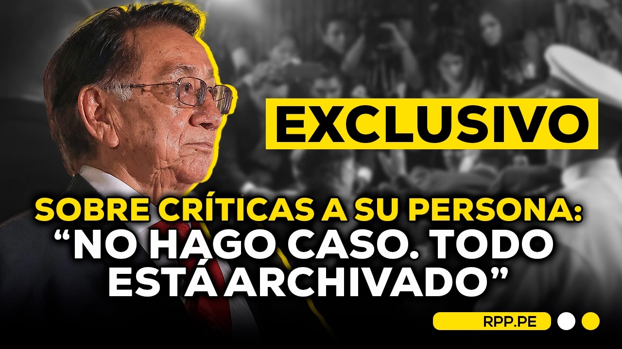 JOSÉ MARÍA BALCÁZAR SOBRE CRÍTICAS A SU PERSONA: 