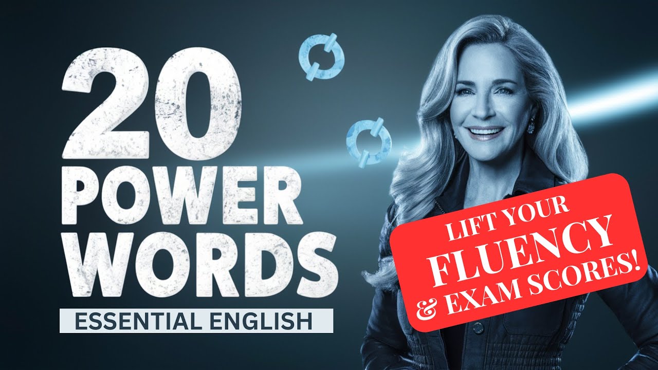 Learn 20 Essential English Words for Better Vocabulary, FLUENCY, and EXAM PERFORMANCE!