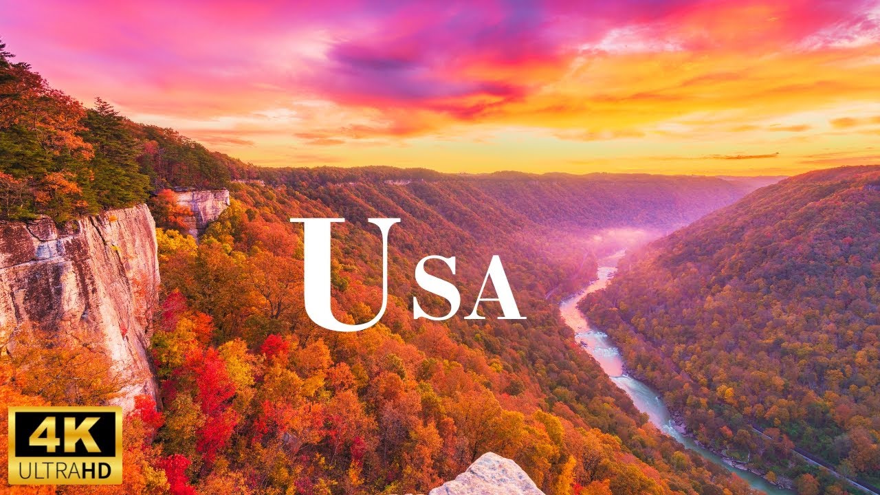 Stunning USA Country Landscapes in 4K | Breathtaking Views of America's Countryside