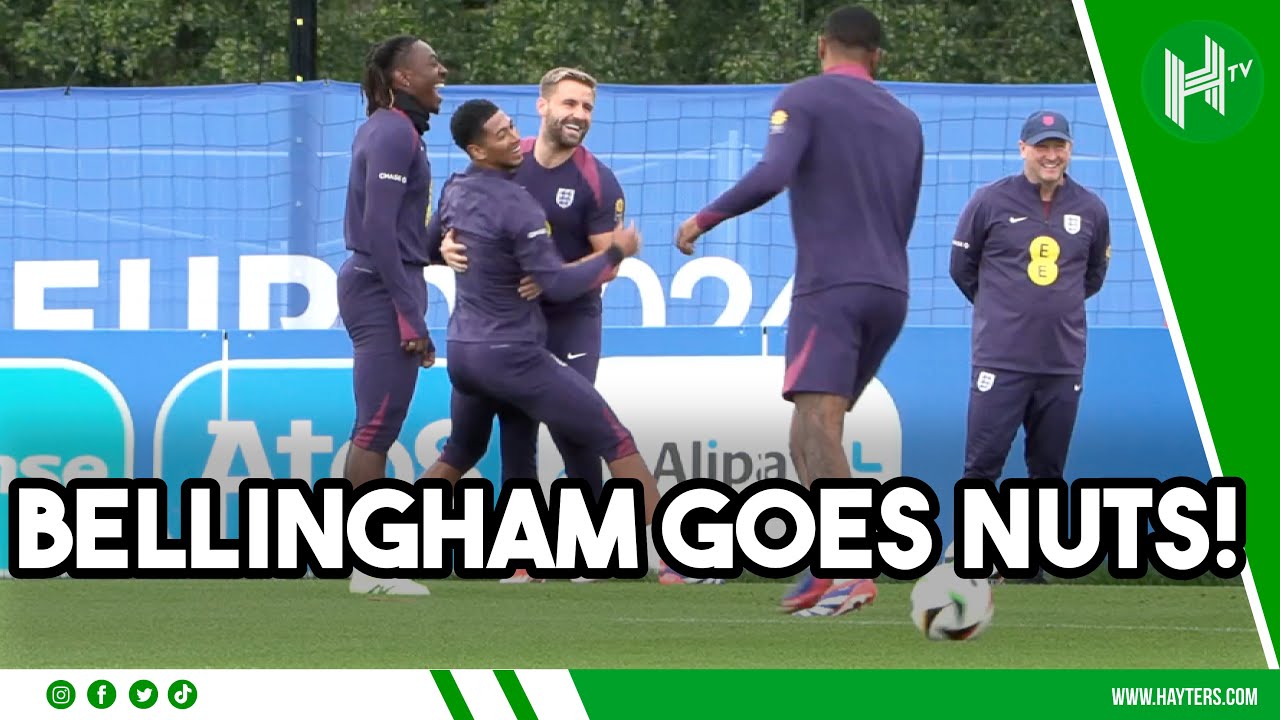 Bellingham LOVING Shaw after nutmegging masterclass
