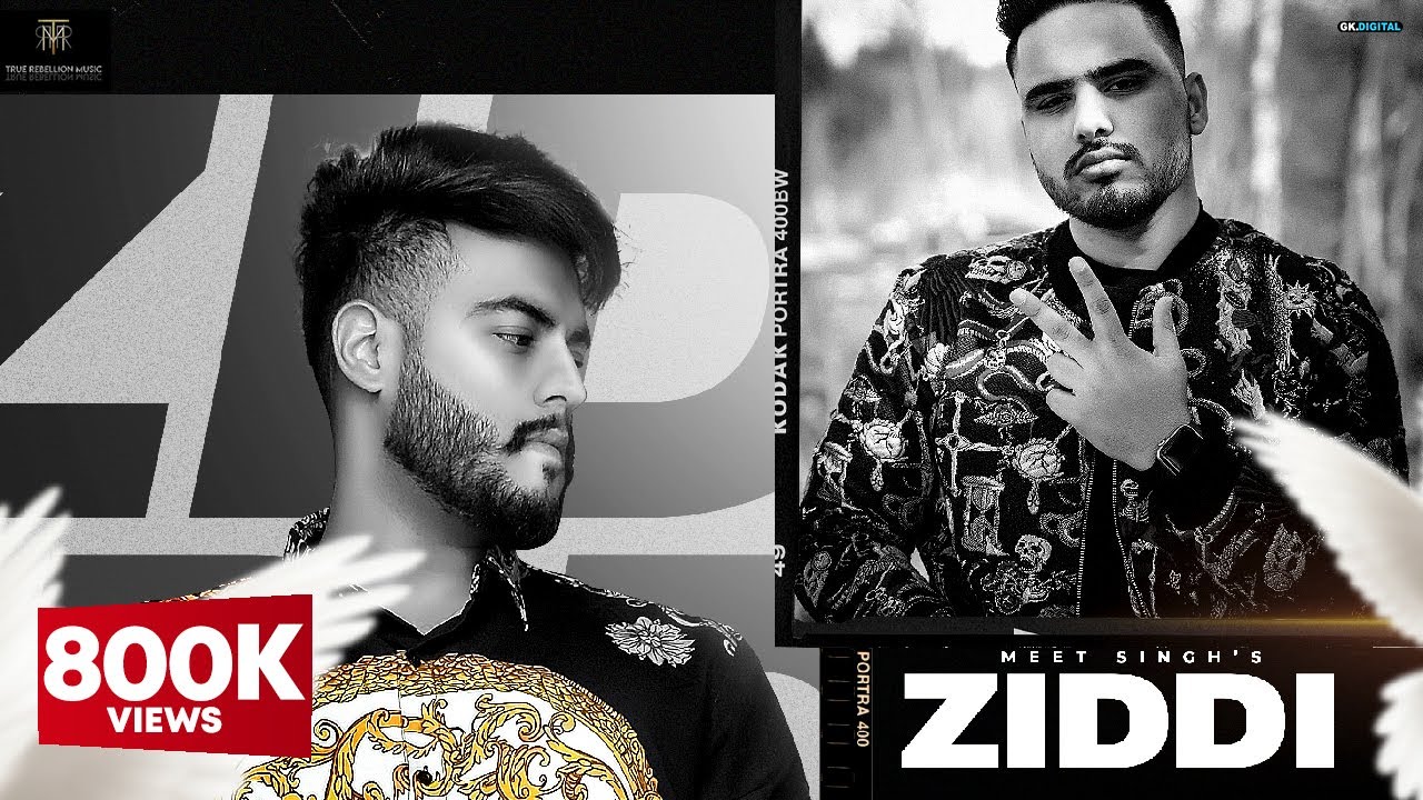 Ziddi : Meet Singh (Lyrical Video) Mr. Vgrooves | Uday Sidhu | Latest Punjabi Songs | True Rebellion