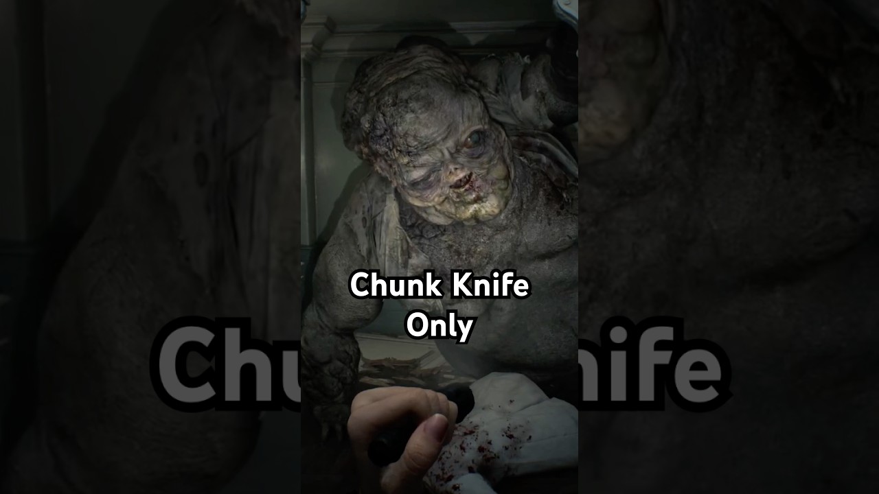 Take Down Chunk With Knife Only In Resident Evil Requiem