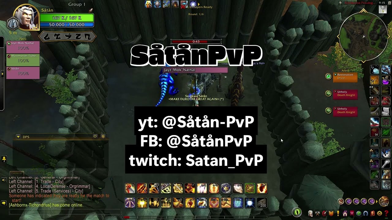 @Såtån-PvP TWW 2k MMR Ret Paladin Templar Arenas