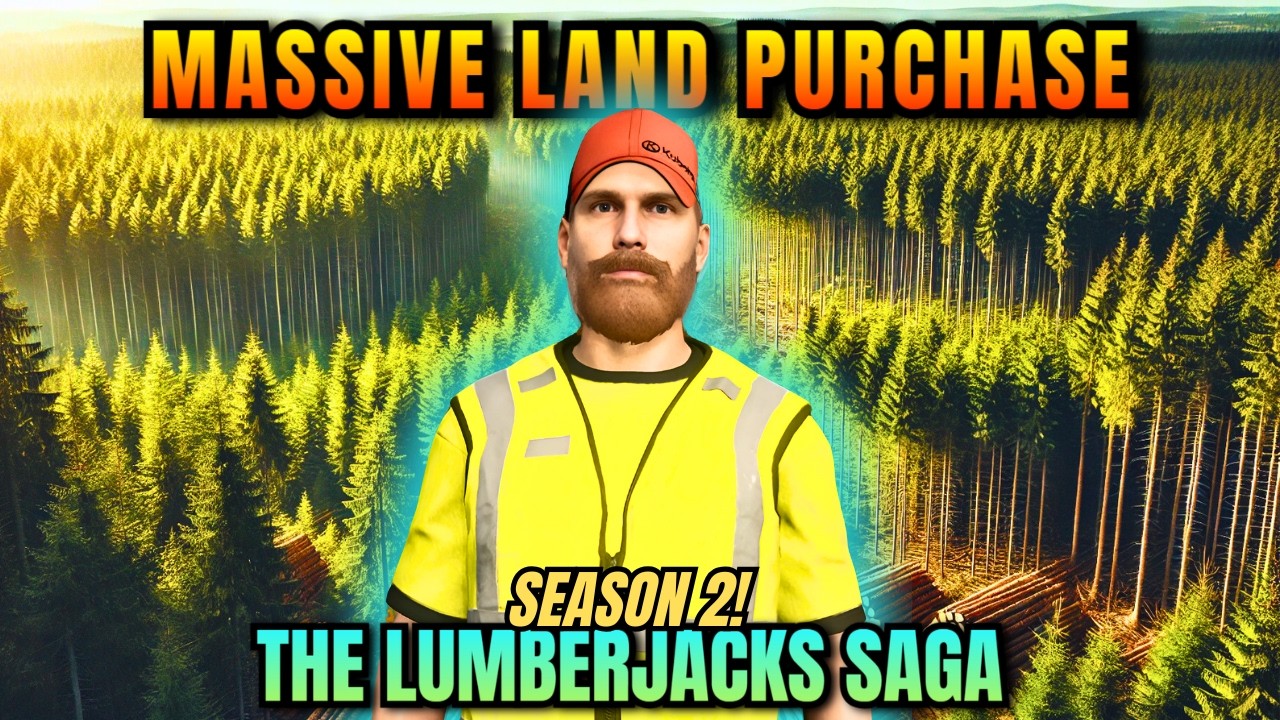 I Bought The BIGGEST FORESTRY PROPERTY ON THE MAP! - The Lumberjack’s Saga S2E10 - FS25
