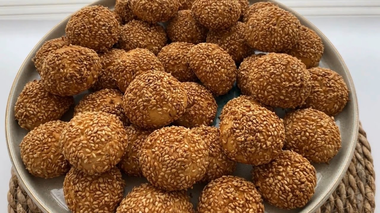 ❗AĞIZDA DAĞILAN KIYIR KIYIR SUSAMLI KURABİYE💯PASTANEDE BİLE BÖYLESİ YOKK😱SİMİT TADINDA Gevrek Gevrek