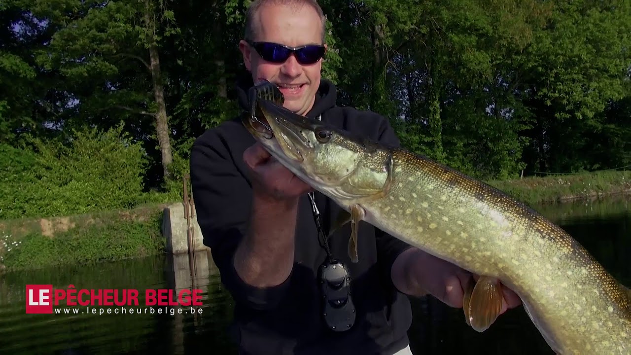 Pêche du brochet aux leurres en bateau en plan d'eau