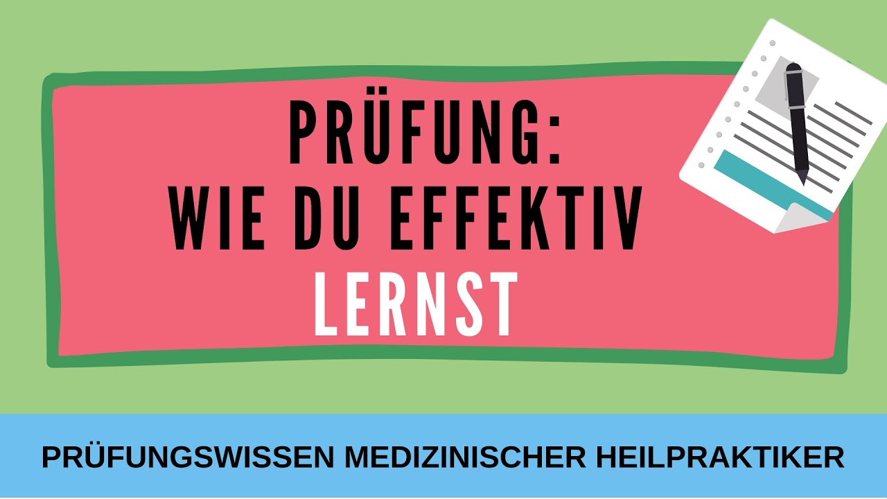 Heilpraktiker Prüfung – Worauf du beim lernen achten musst