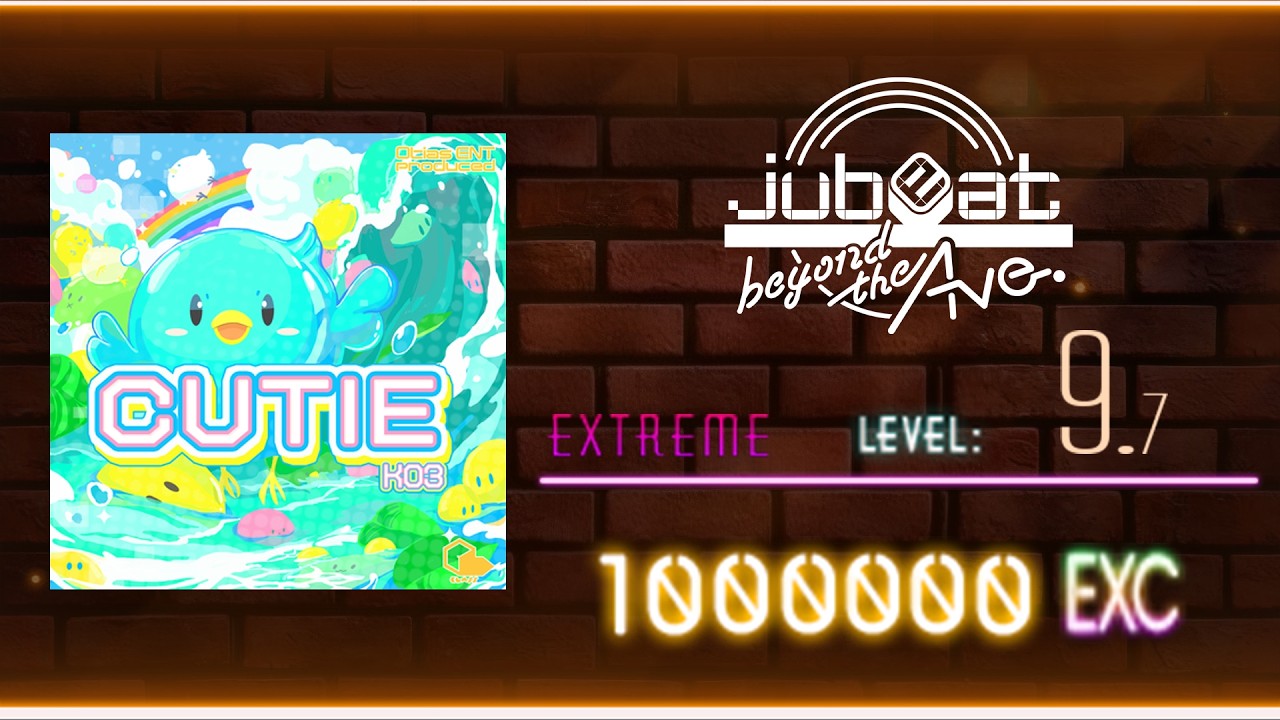 *KO3*【jubeat beyond the Ave.】 CUTIE [EXT/9.7] EXC by EBIN.BKN