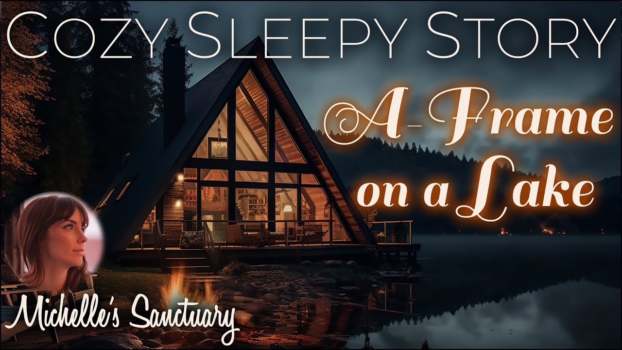Cozy Sleepy Story 🌙 CABIN DREAMS: A-FRAME ON A LAKE 💫 ASMR Storytelling for Sleep (lake sounds)