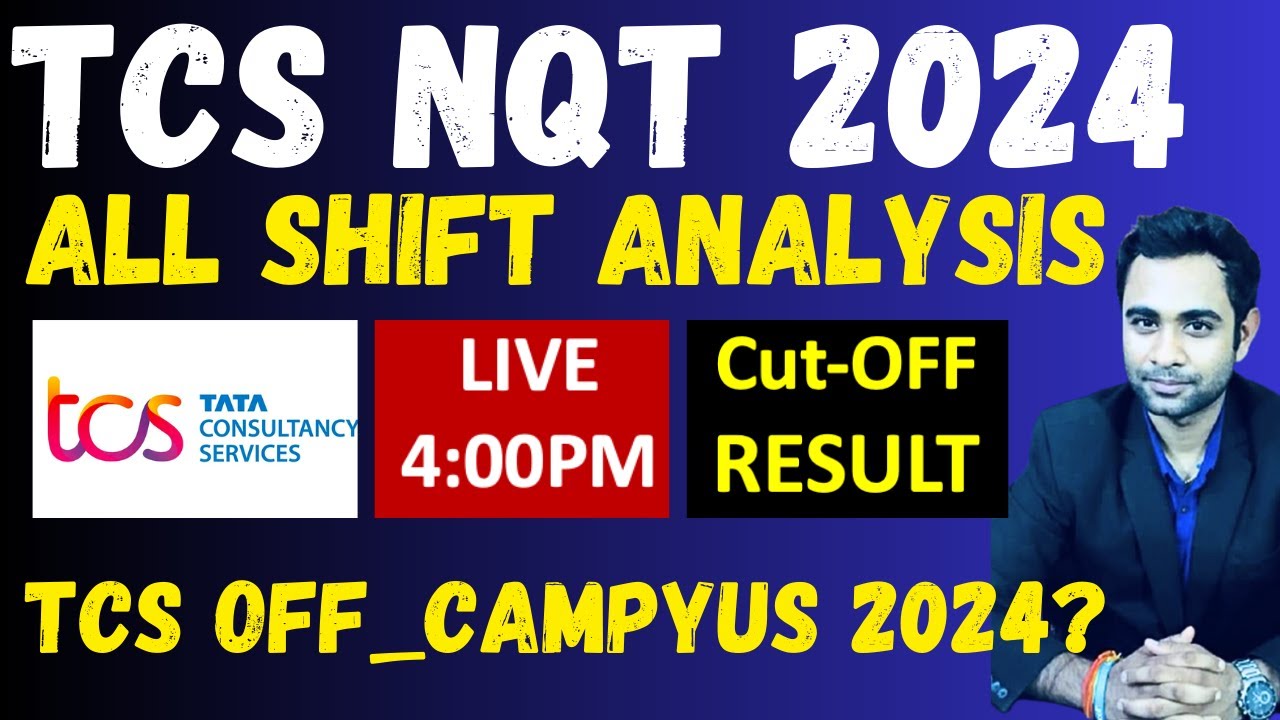 🔴TCS NQT 2024 Exam | TCS NQT 15th Jan Exam Analysis