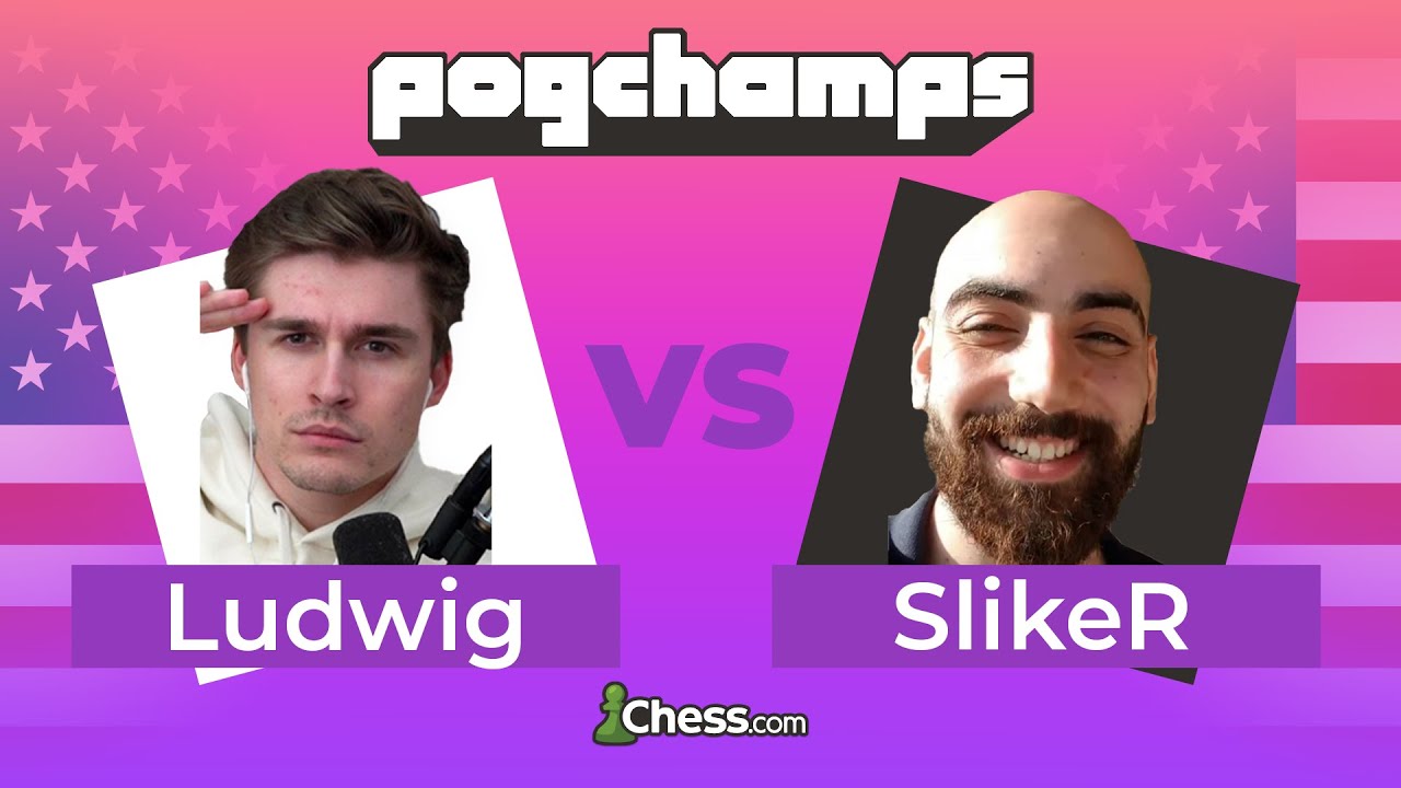 ​@SlikeR's Position So Winning He Burns His Own Clock Dancing vs @Ludwig! | Chess.com Pogchamps