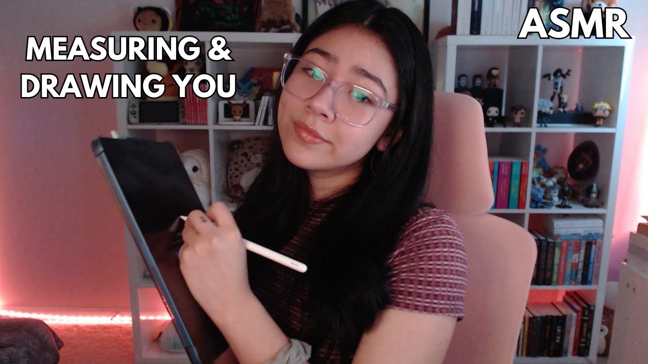 ASMR RP | Measuring You & Drawing You (Personal Attention & iPad Sounds)