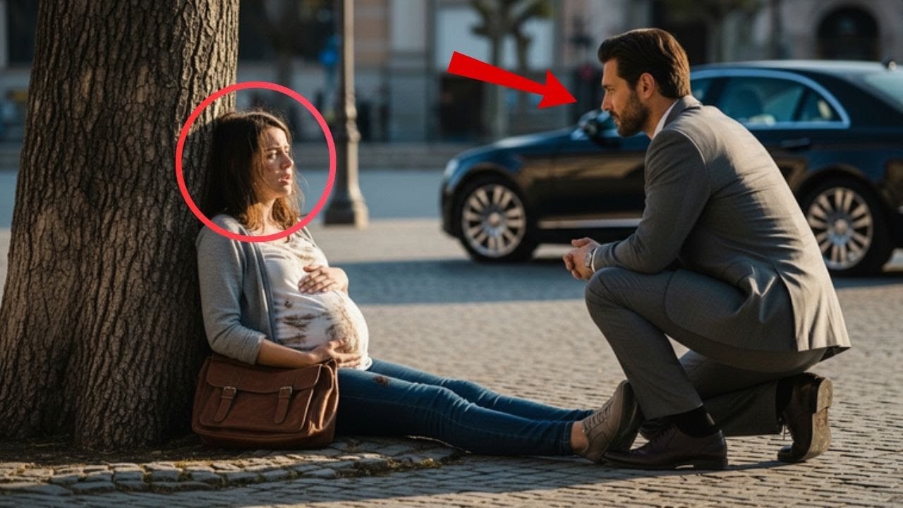INCINTA E SOLA, SI È ADDORMENTATA SOTTO UN ALBERO… FINCHÉ UN MILIONARIO APPARE E CAMBIA TUTTO