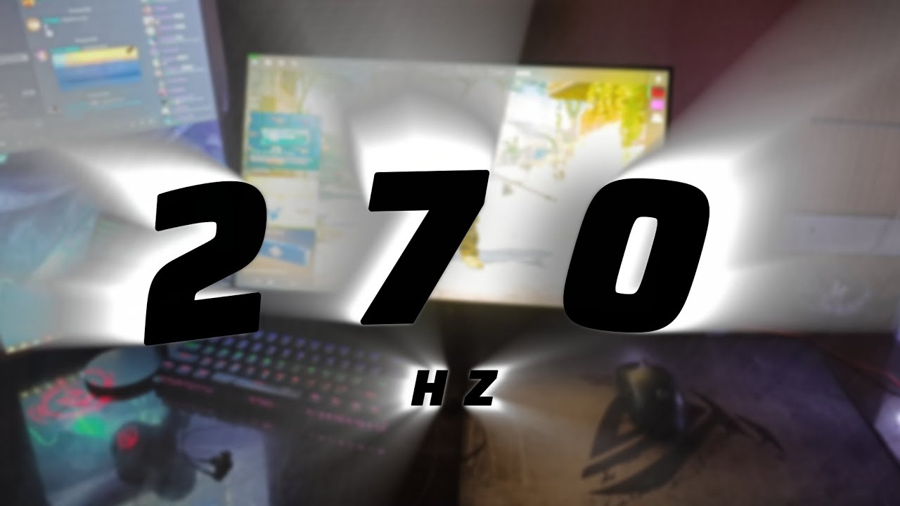 270Hz Monitor be Like ..