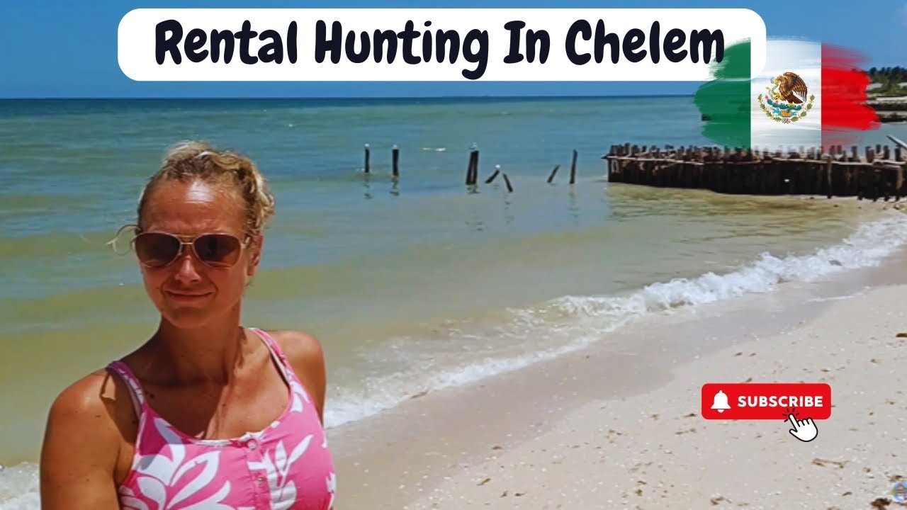 Chelem Yucatan Rental House Tour 🇲🇽👍🩴🏖️🌊 #explore #mexico #travel