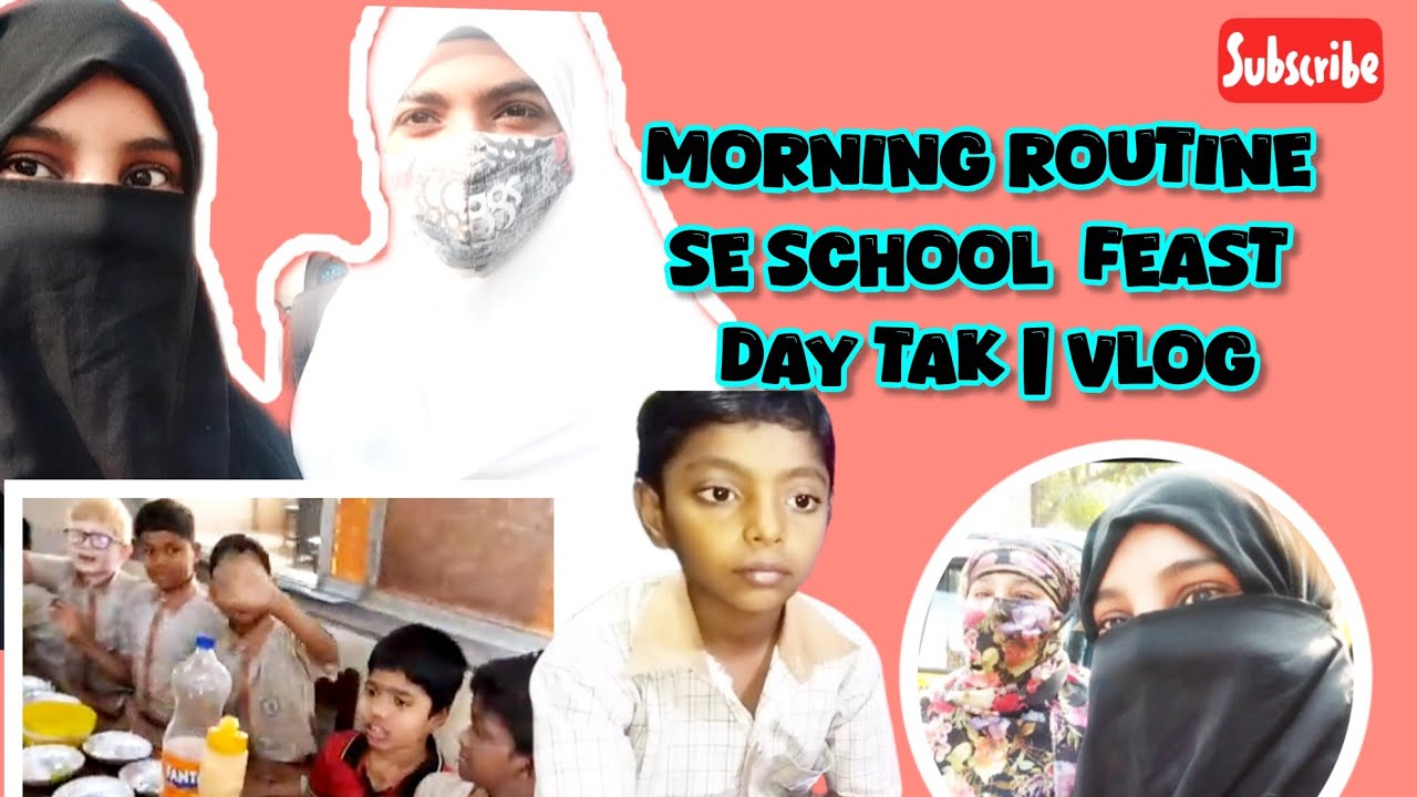 Daily Routine Vlog | Aaj Ali Ke School Mein Feast Day Hai 🥳🏫 #mariyam#school #feastday #celebration 