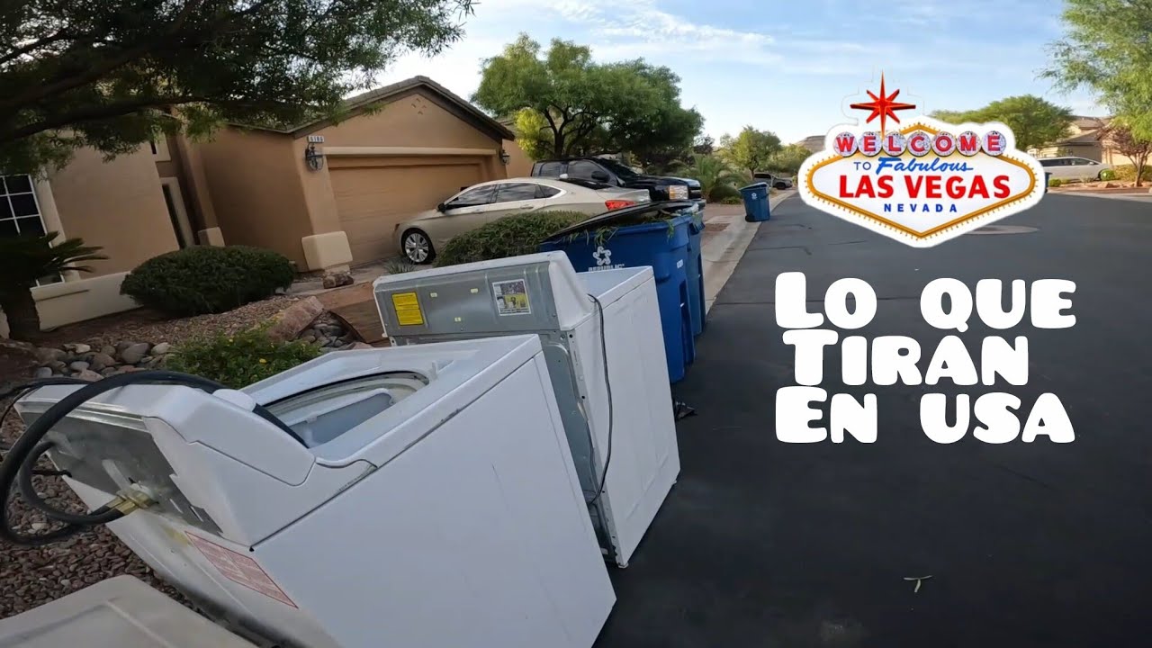 Lavadora y secadora lo que Tiran en USA Las Vegas #516