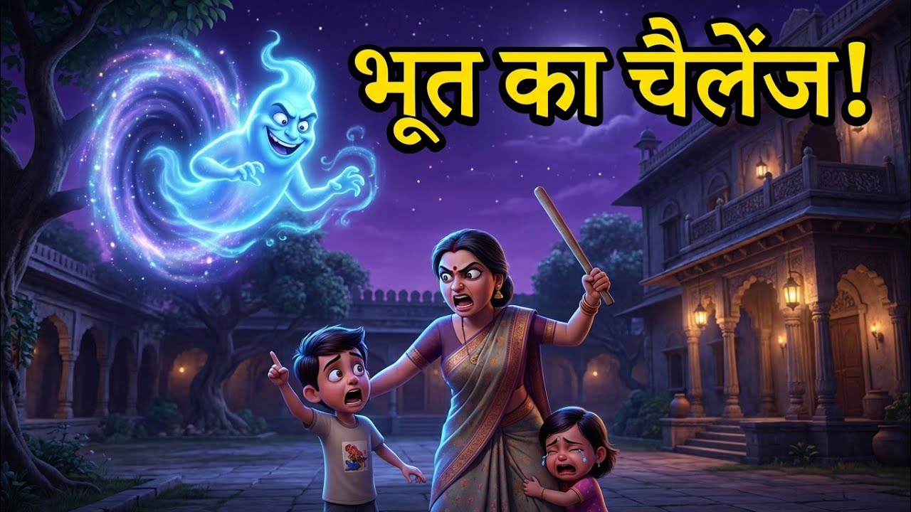 🔥 Bhoot Ne Mummy Ko Challenge Kiya?! 😱👻 | Funny Horror Cartoon Hindi @Tarun-Advancher-Toon 