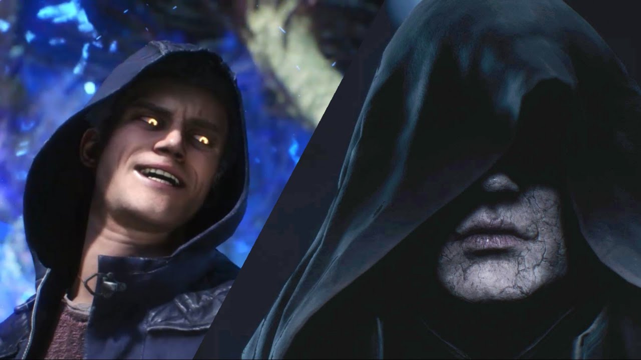 Devil May Cry - Nero becomes like his father Vergil + Summoned Swords Comparison