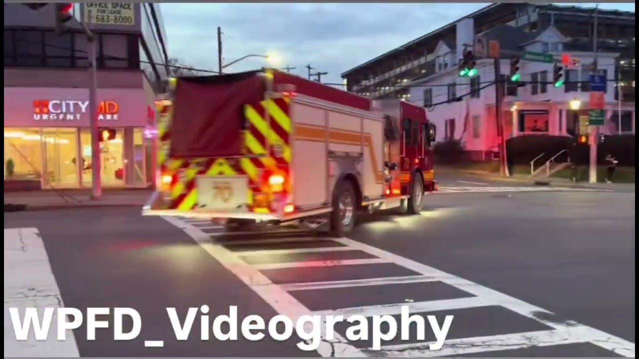 White Plains FD Car 2512, Engine 70, Ladder 32 & Rescue 88 responding. 11-27-24