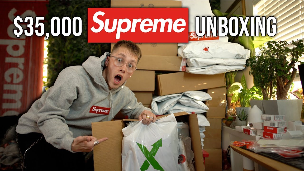 Распаковка Supreme за 35 000 долларов. Часть 2