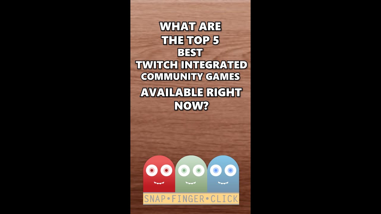 THE BEST TWITCH INTEGRATED COMMUNITY GAMES!