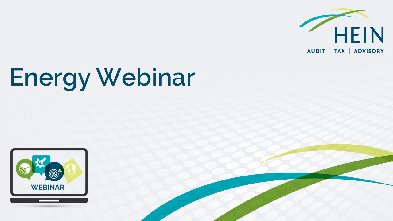 Energy Webinar