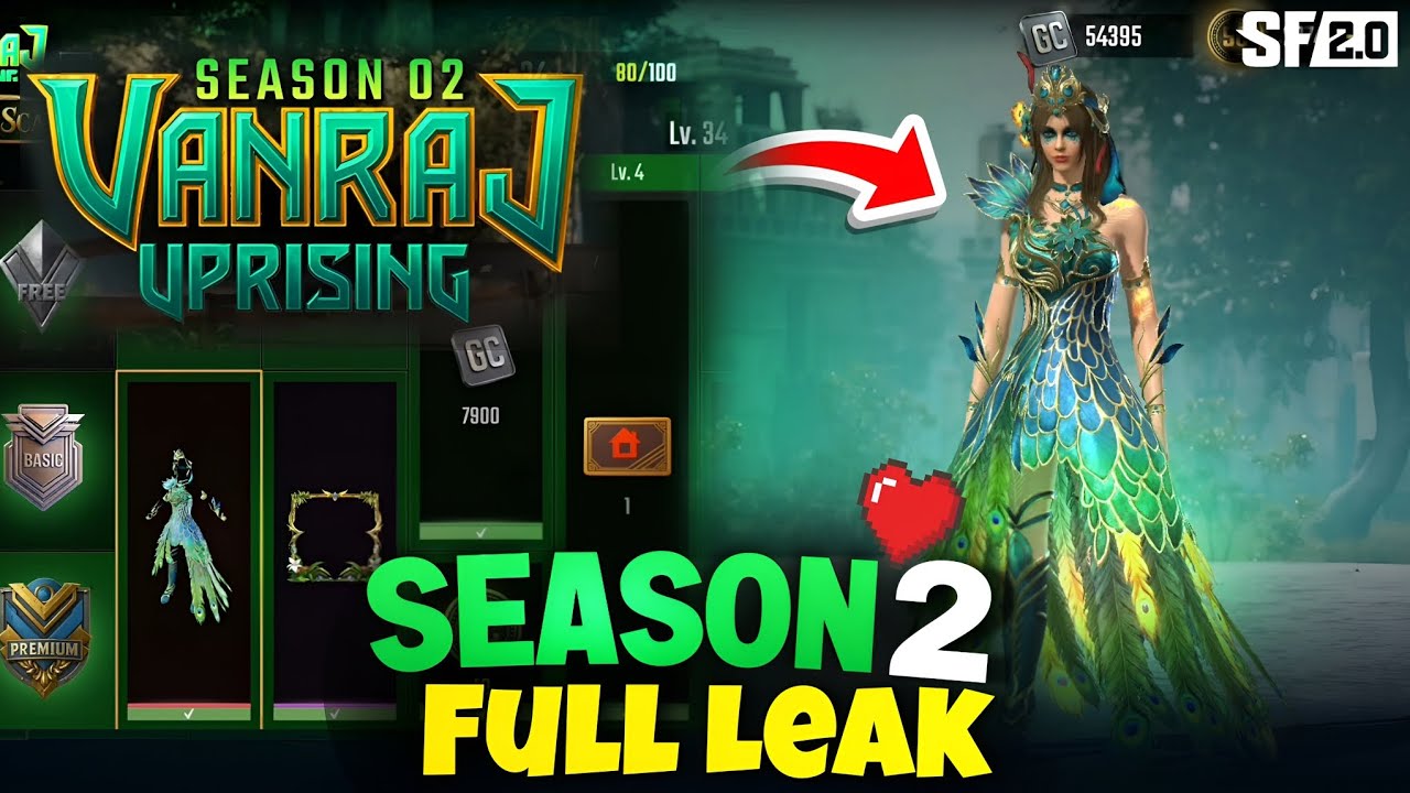 0 To 100 LEVEL REWARDS REVEL 😀 | Scarpass season 2 leak | Godson plays