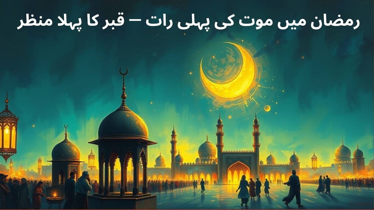 The First Night in the Grave ⚰️🌙 | After Death in Ramazan 🕊️✨