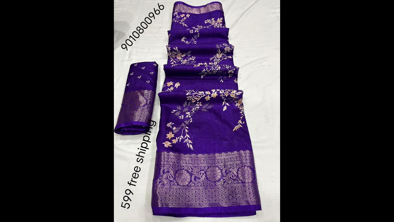 #Trend Dola silk sarees. price: 599free shipping.       TO order ll 9010800966ll