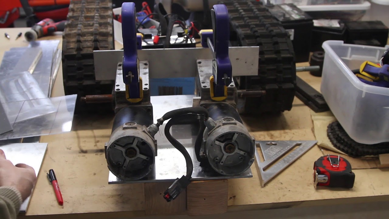 Track Drive Robot Chassis Design and Build