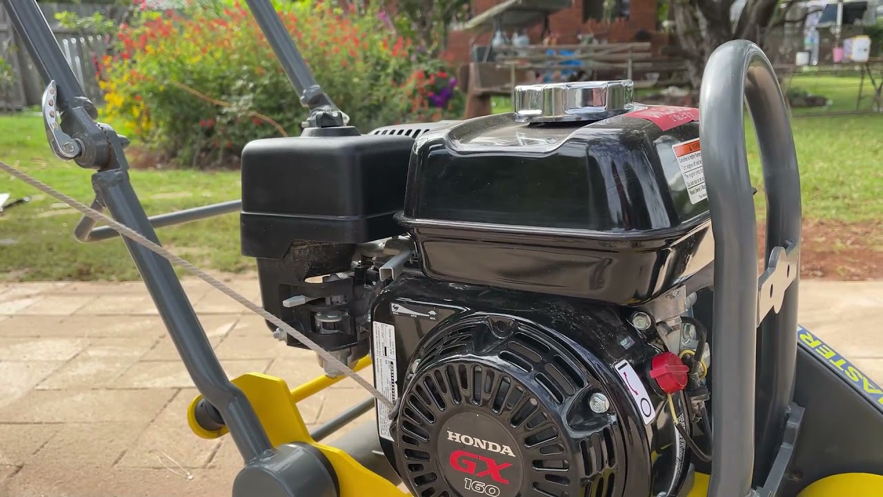 Master Hire - 70kg Small Plate Compactor with Rubber Mat