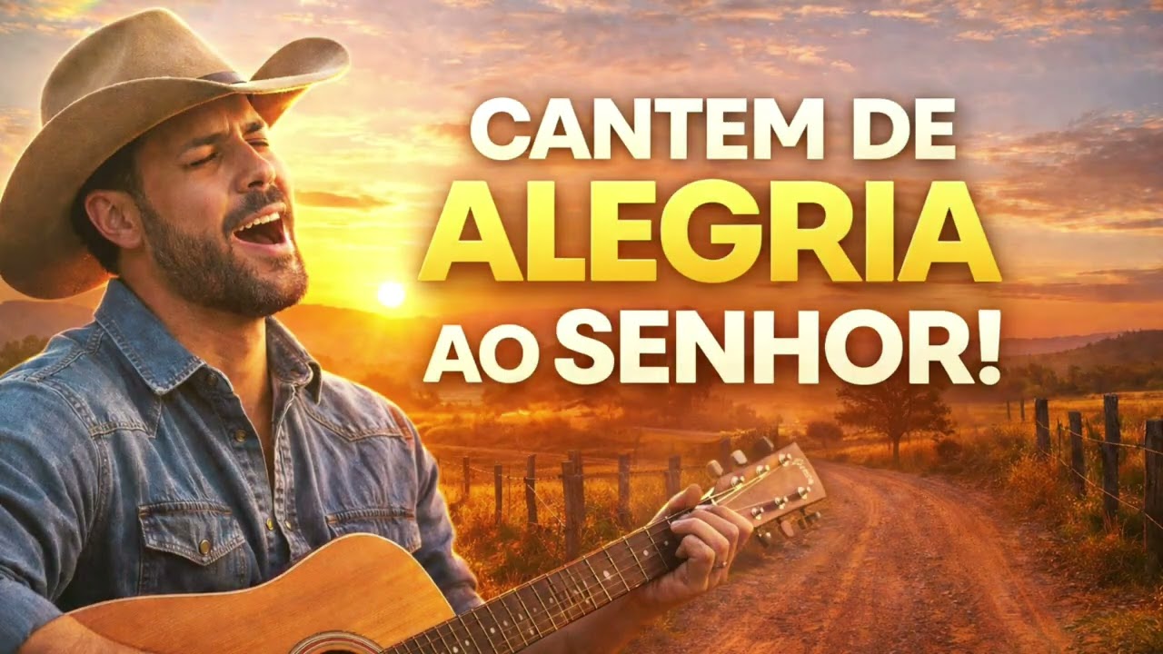 Cantem de Alegria ao Senhor | Sertanejo Gospel Raiz que Toca o Coração | VOZES DO CAMPO GOSPEL 