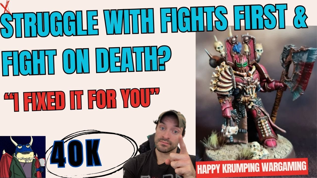 “CRUSH Fights First & Fight on Death – Outsmart Your Opponent in Close Combat!” Warhammer 40k!