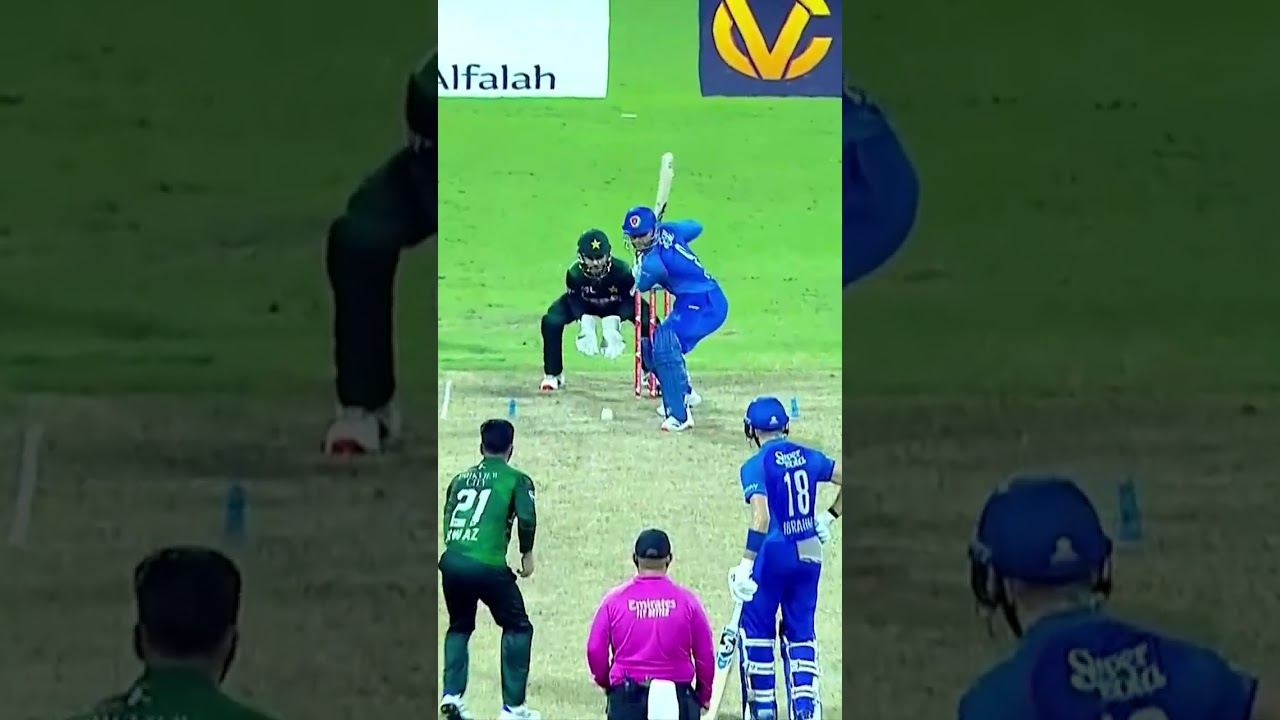 HAT-TRICK! 🎩 Mohammad Nawaz on FIRE 🔥 #PAKvAFG #SportsCentralByDRM #Shorts #ECB M3Q1K