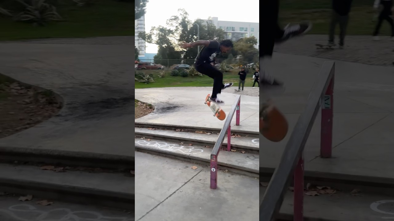 Back at Lafayette Park #skateboarding #skateboardingisfun #kickflip #heelflip