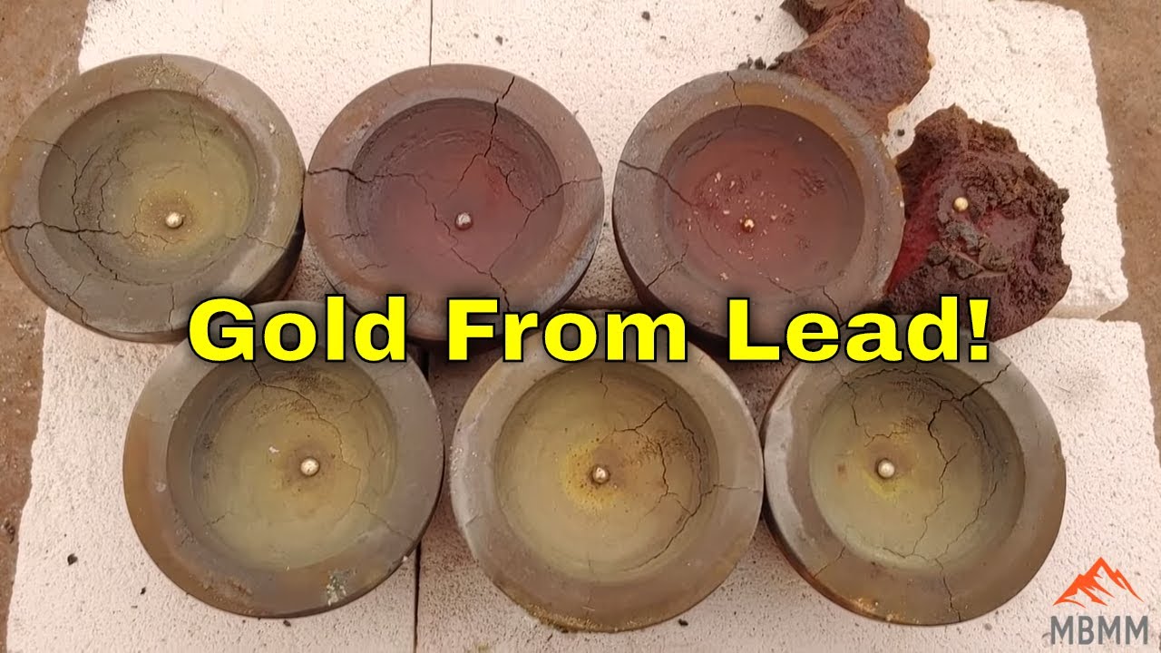 Gold From Lost Lead Pt. 2: Recovering Gold & Silver From Smelting Lead Collector Metal