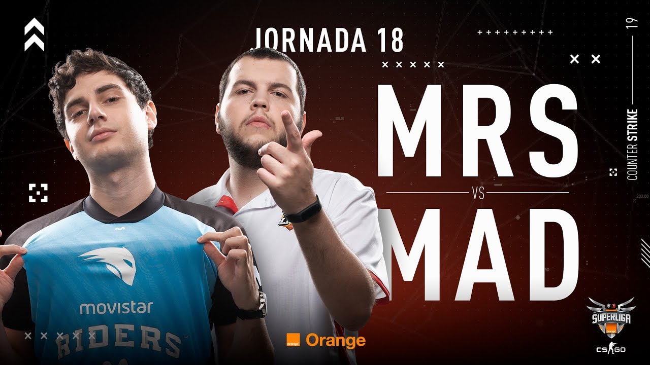 MOVISTAR RIDERS VS MAD LIONS E.C. | Superliga Orange CSGO | Jornada 18 | Temporada 2018/19