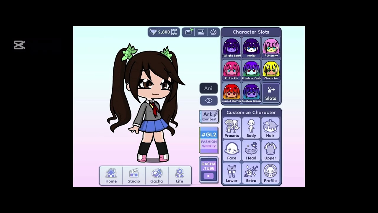 Creating FNF Doki Doki Takeover Characters in Gacha Life 2