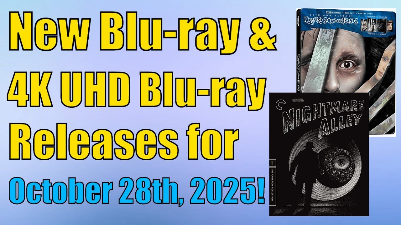 Новые релизы Blu-ray и 4K UHD Blu-ray 28 октября 2025 года!