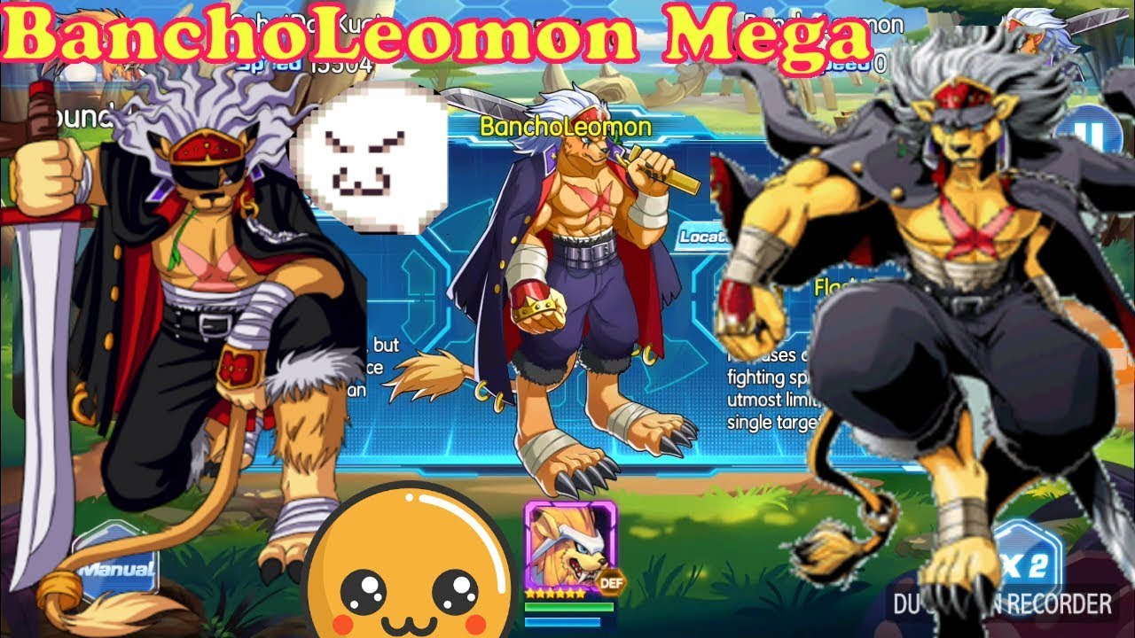 Digital World/Digital Master Digimon BanchoLeomon Mega Evolution + Ultimate Skill Release View