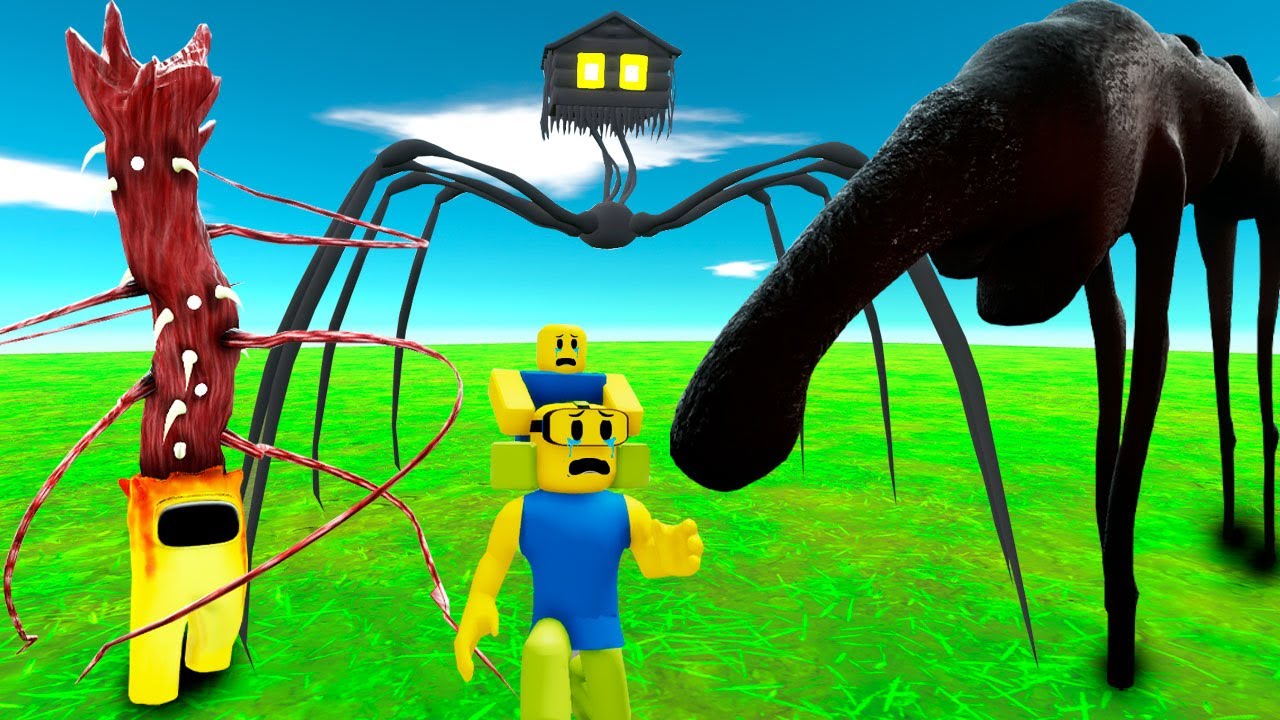 ME ENFRENTO A LAS CRIATURAS GIGANTES DE TREVOR HENDERSON EN ROBLOX (Parte 5) | JehxTp